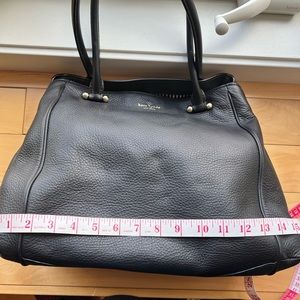 Kate Spade shoulder bag in black leather